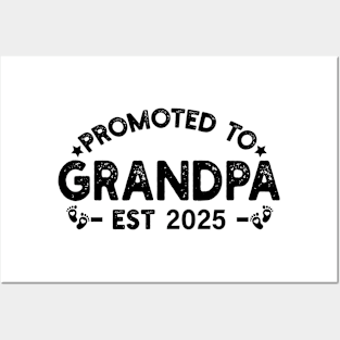 Promoted to Grandpa est 2025 Posters and Art